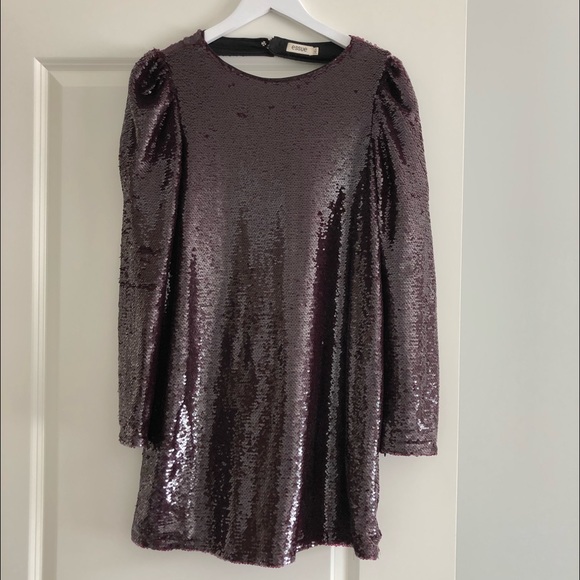 Fashion Nova Purple Sequin Dress - Picture 1 of 4